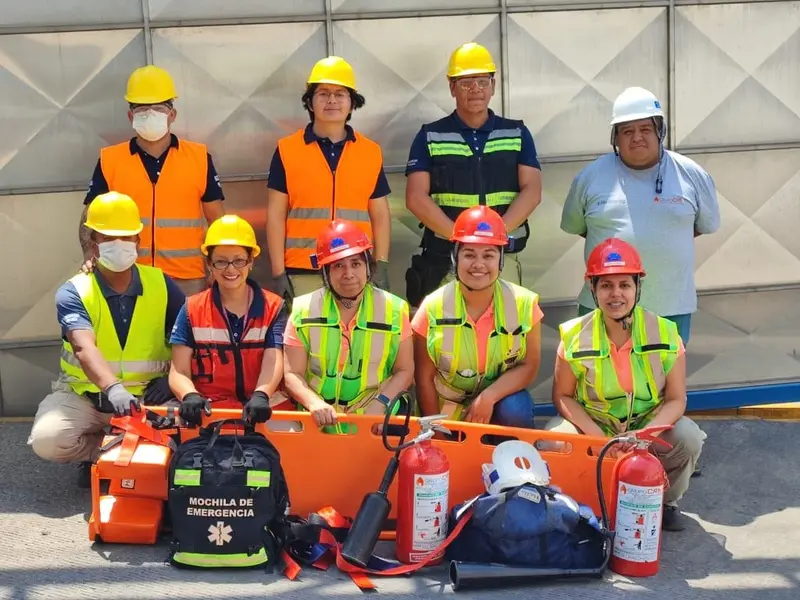 Capacitación de brigada con Grupo CRM Extintores