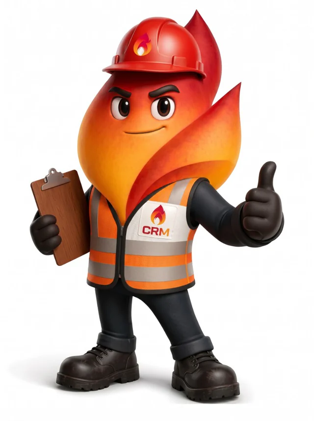Inspector CRM, mascota de Grupo CRM Extintores